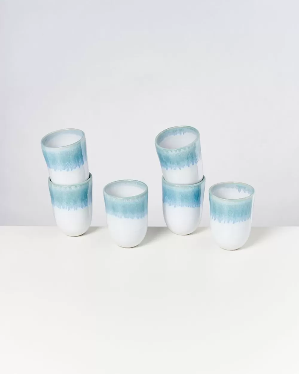 Hot Alcachofra 6Er Set Becher Gros Grunblau Tassen & Becher Sets