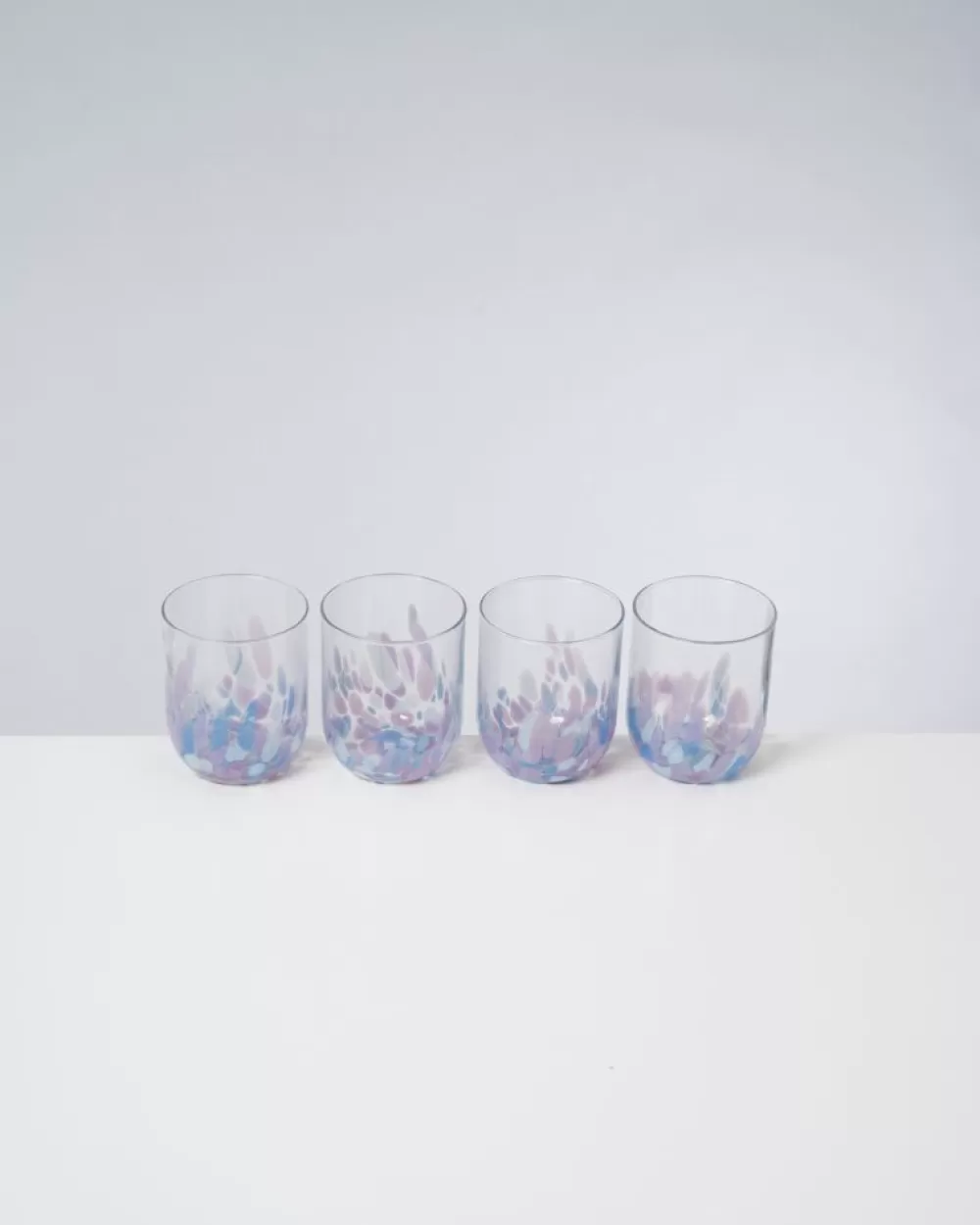 Store Alegria 4Er Set Glas Gros Drops Lila Glaser