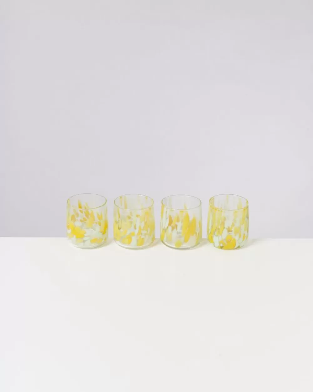 Online Alegria 4Er Set Glas Klein Big Drops Gelb Glaser