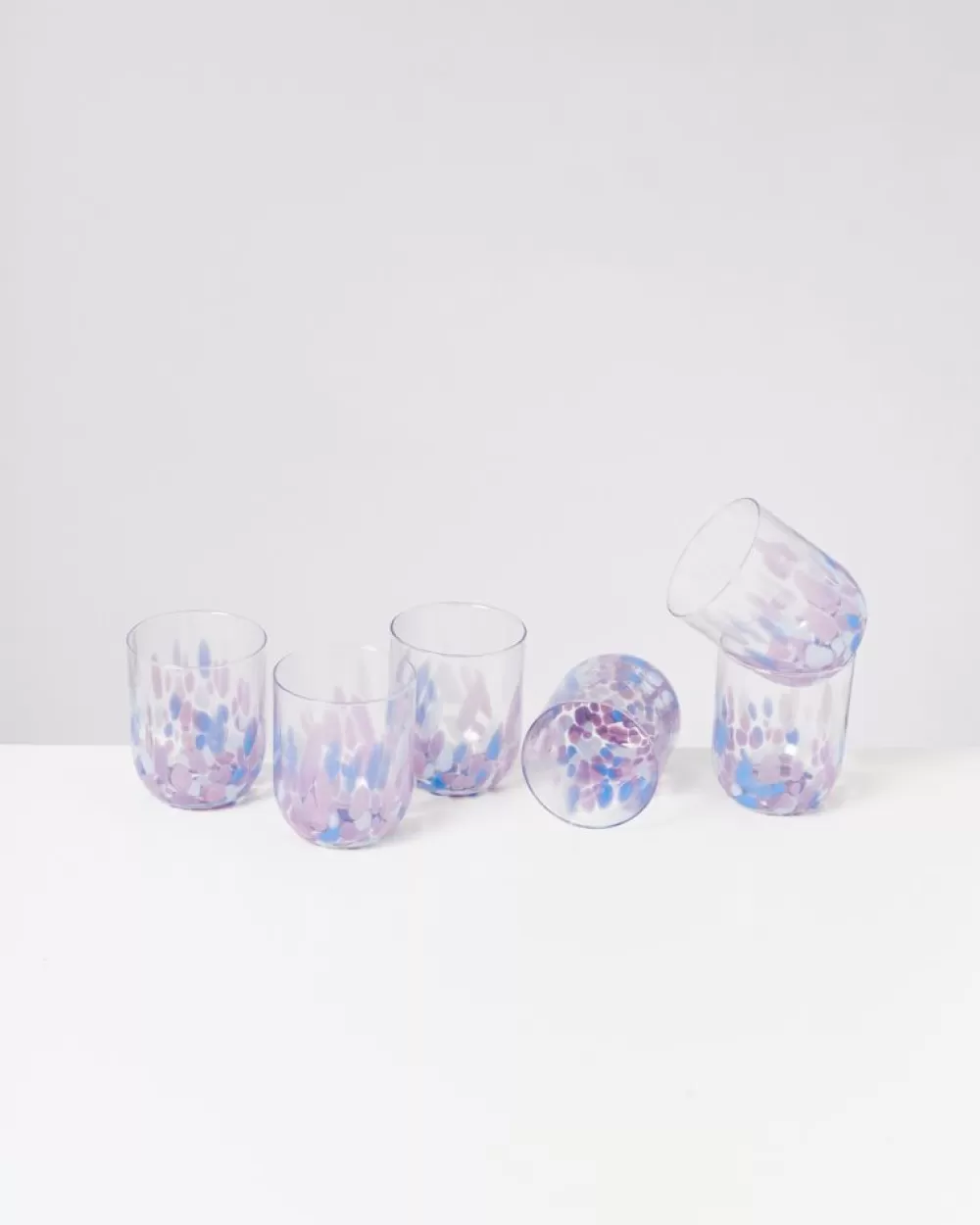 Outlet Alegria 6Er Set Glas Gros Drops Lila Glaser