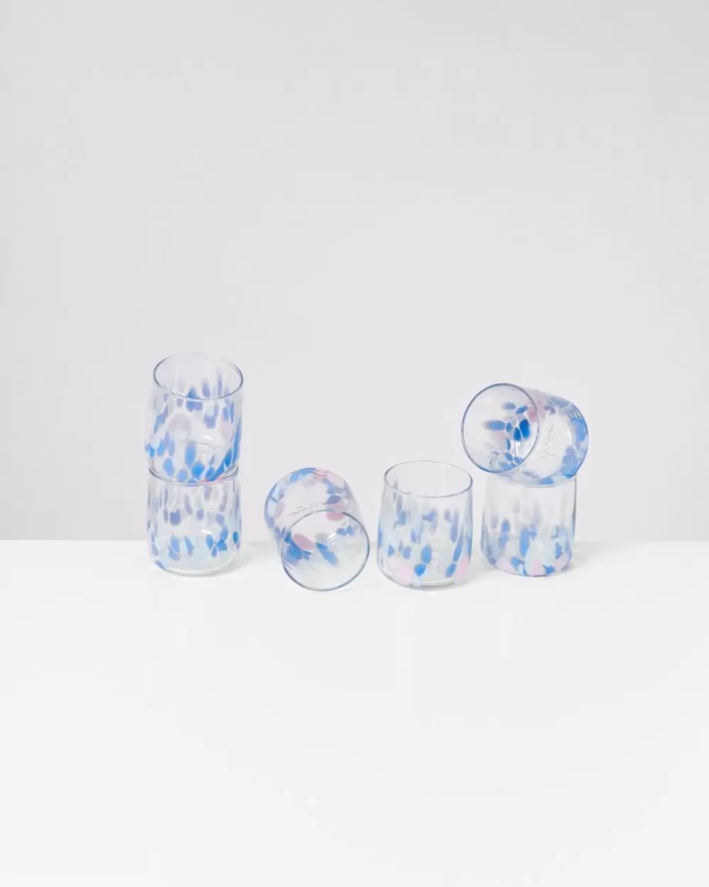 Shop Alegria 6Er Set Glas Klein Big Drops Blau Glaser