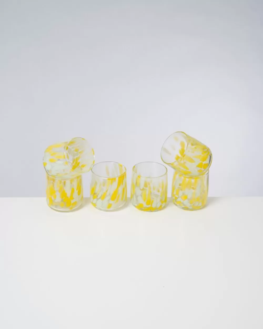 Cheap Alegria 6Er Set Glas Klein Big Drops Gelb Glaser