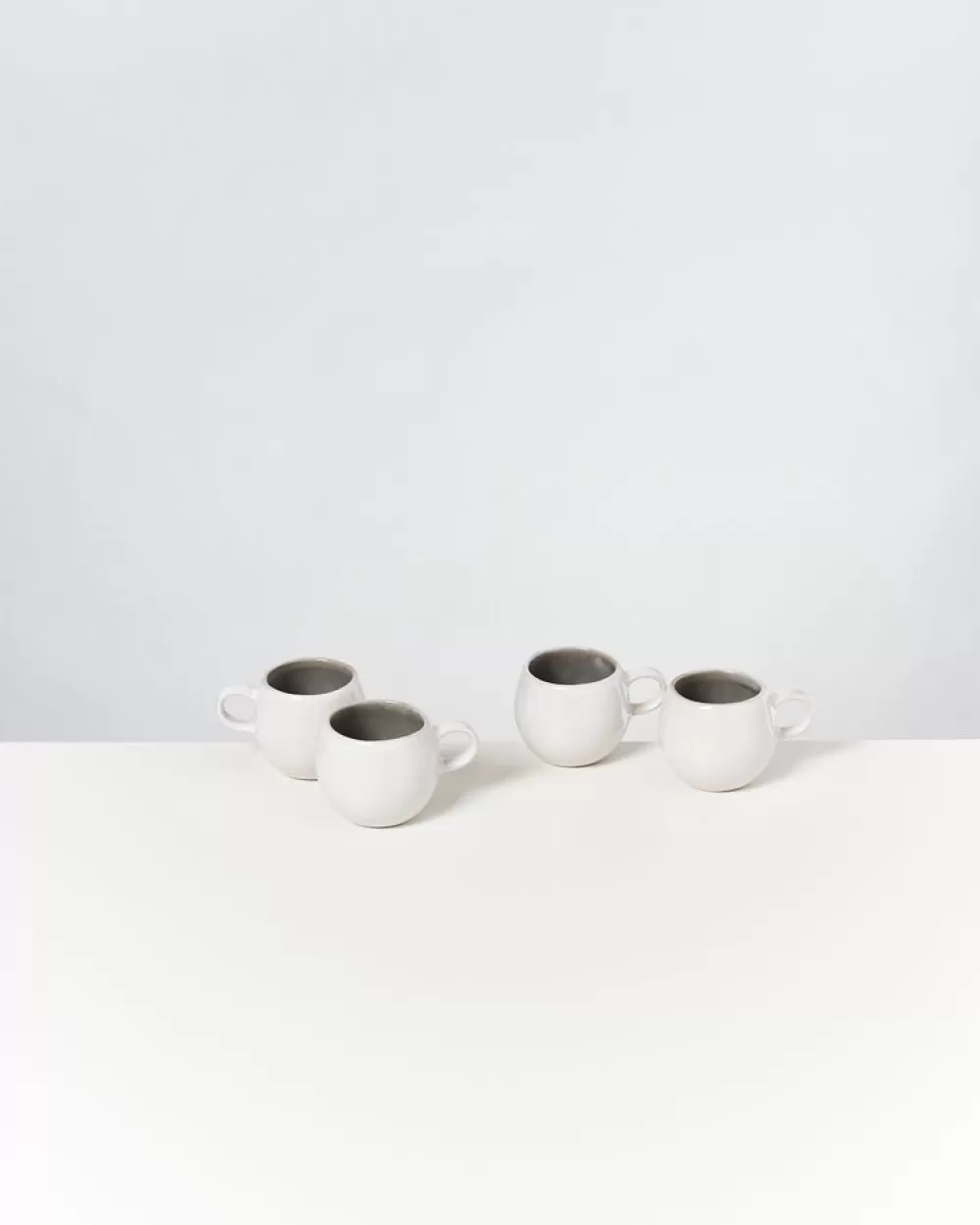 Clearance Areia 4Er Set Espressotasse Grau Tassen & Becher Sets