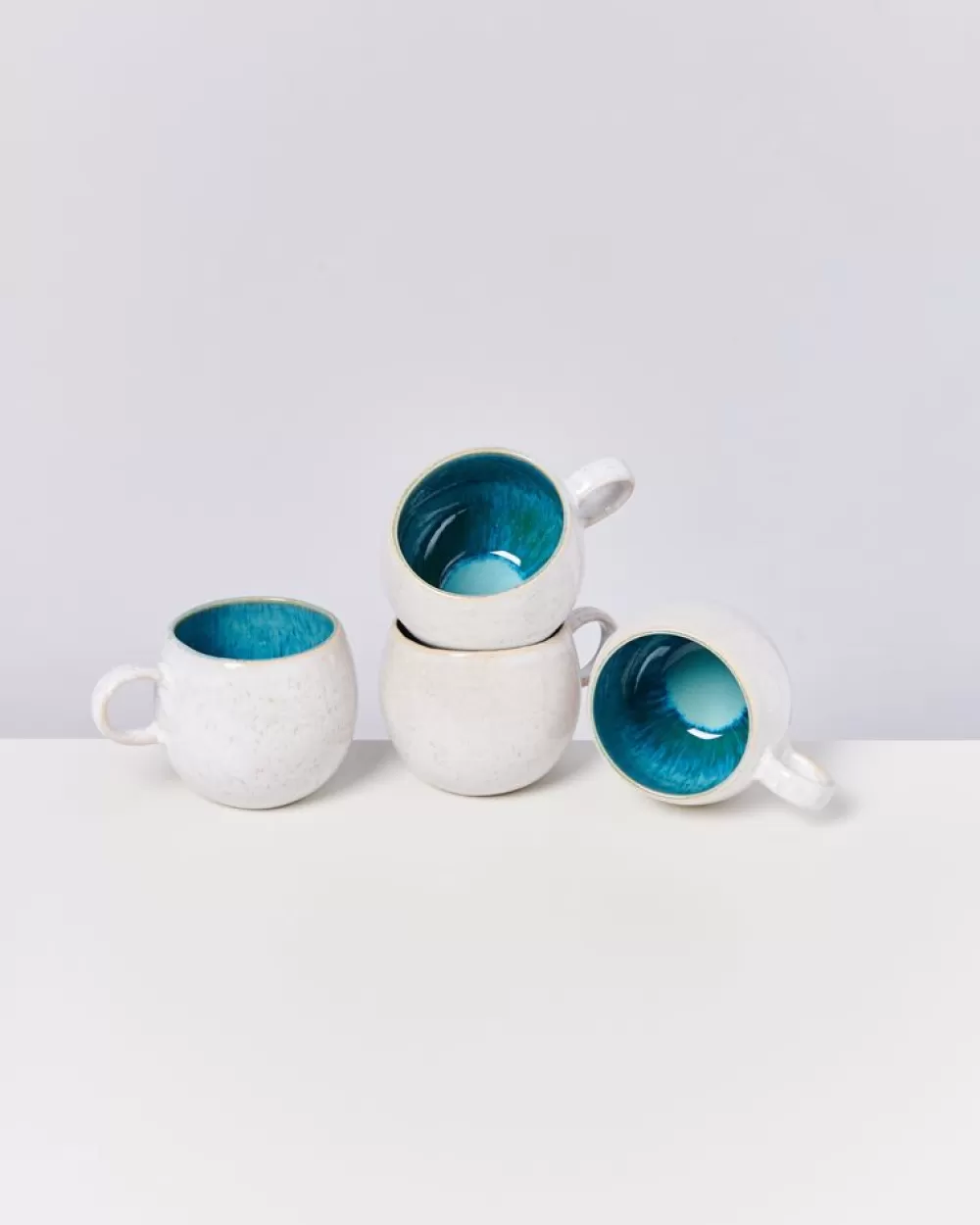 Store Areia 4Er Set Tasse Gros Aqua 4 Teilige Sets