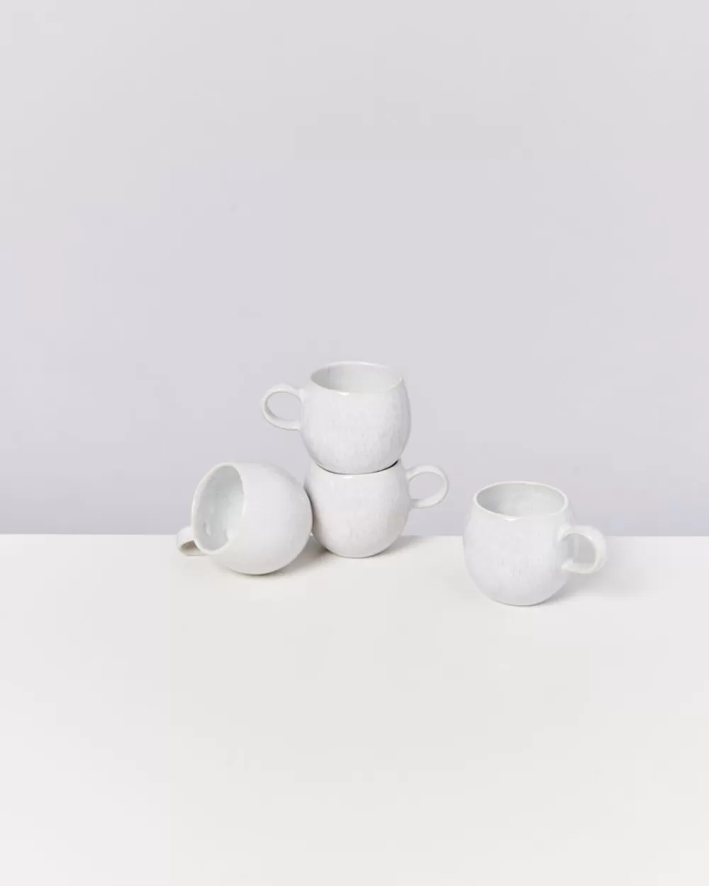 Best Sale Areia 4Er Set Tasse Klein Weis 4 Teilige Sets