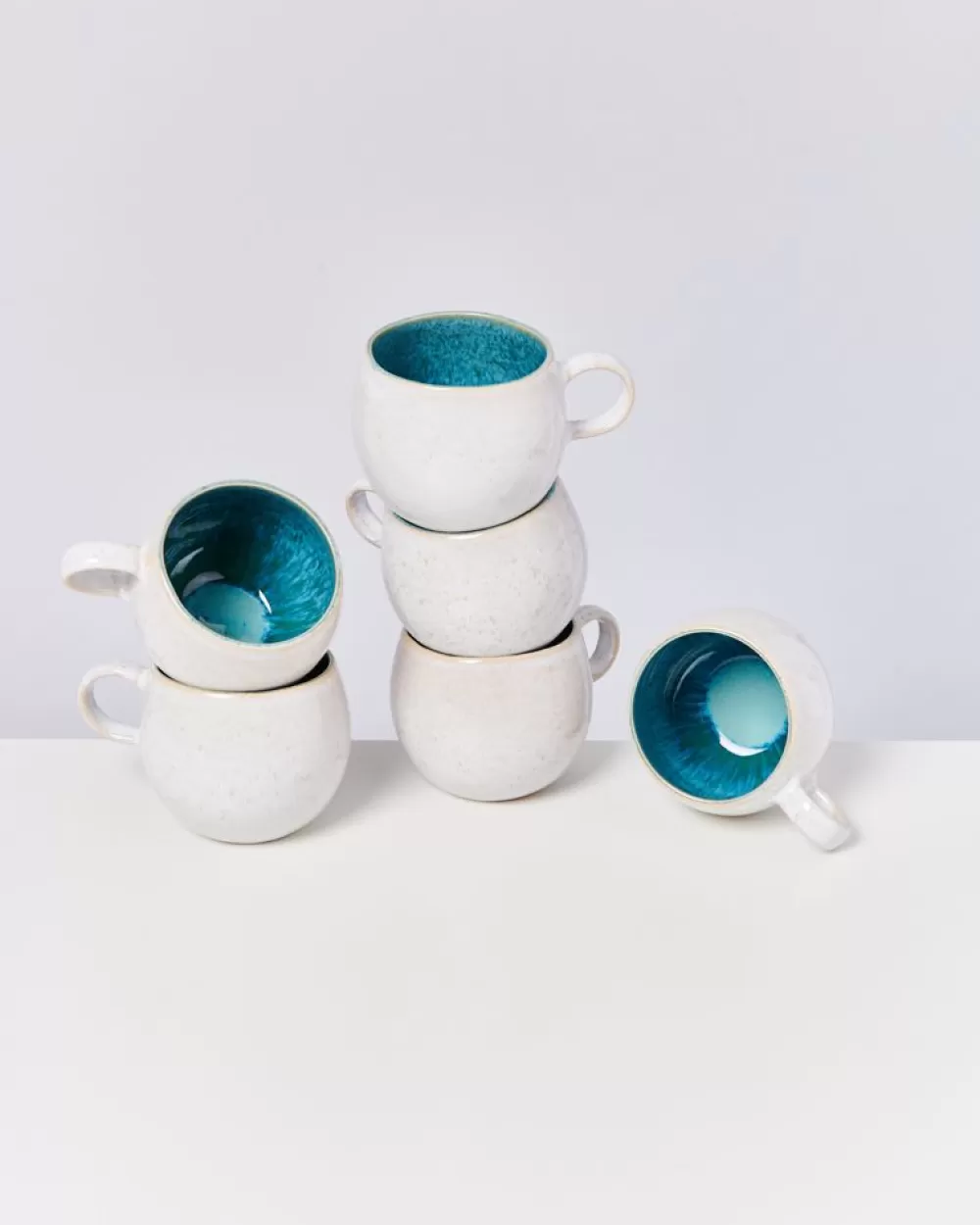 Store Areia 6Er Set Tasse Gros Aqua Tassen & Becher Sets