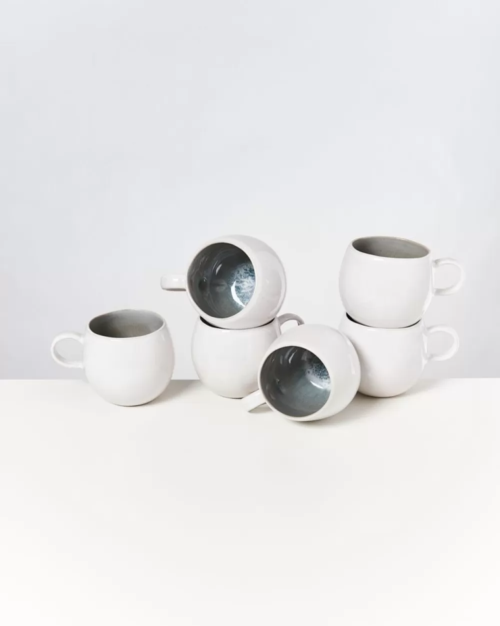 Store Areia 6Er Set Tasse Gros Grau Tassen & Becher Sets