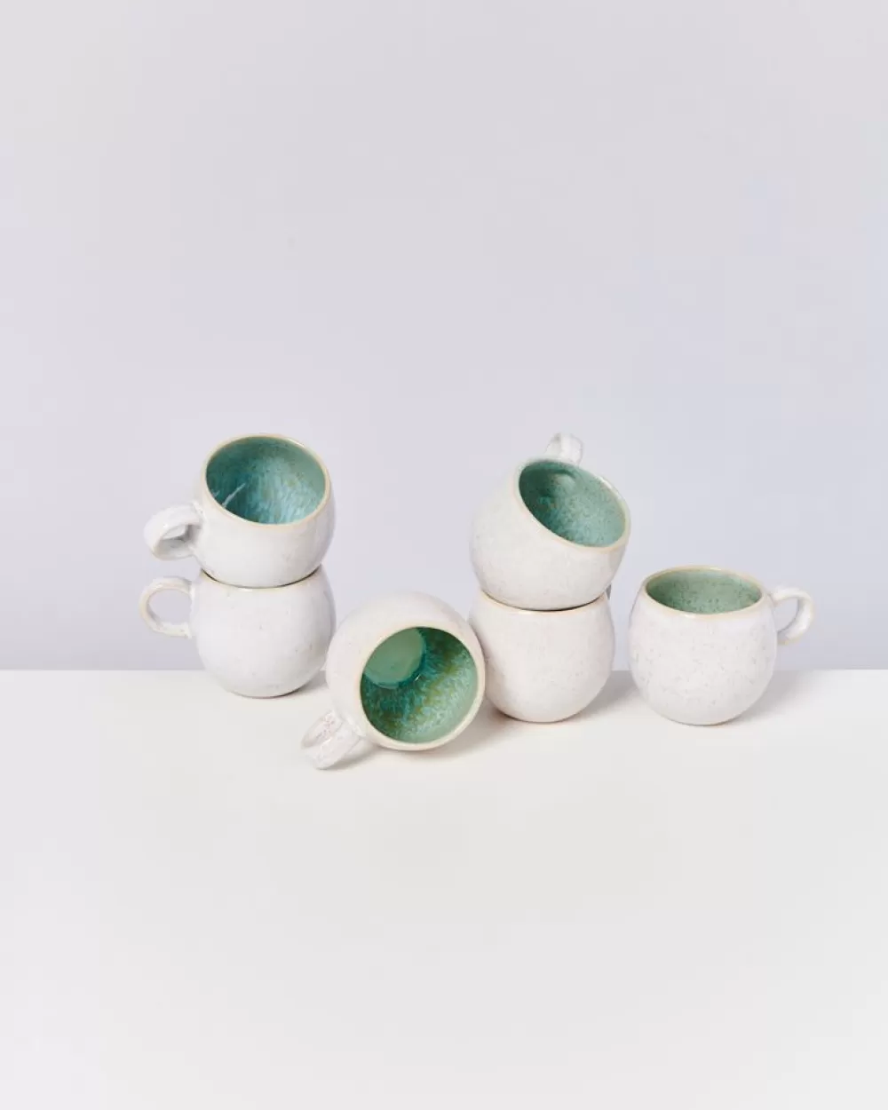 Hot Areia 6Er Set Tasse Klein Mint Tassen & Becher Sets