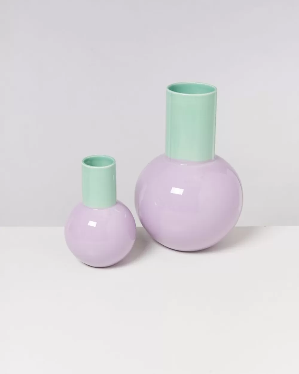 Store Bola Vase M Pastell Mint Lila Bola M