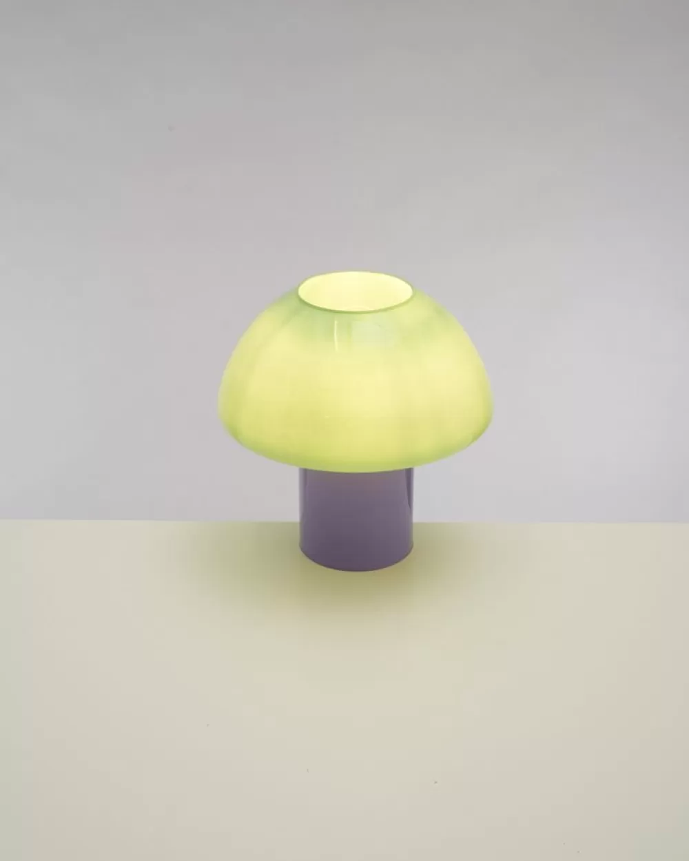 Cheap Cogumelo Glaslampe Mint Lila Lampen