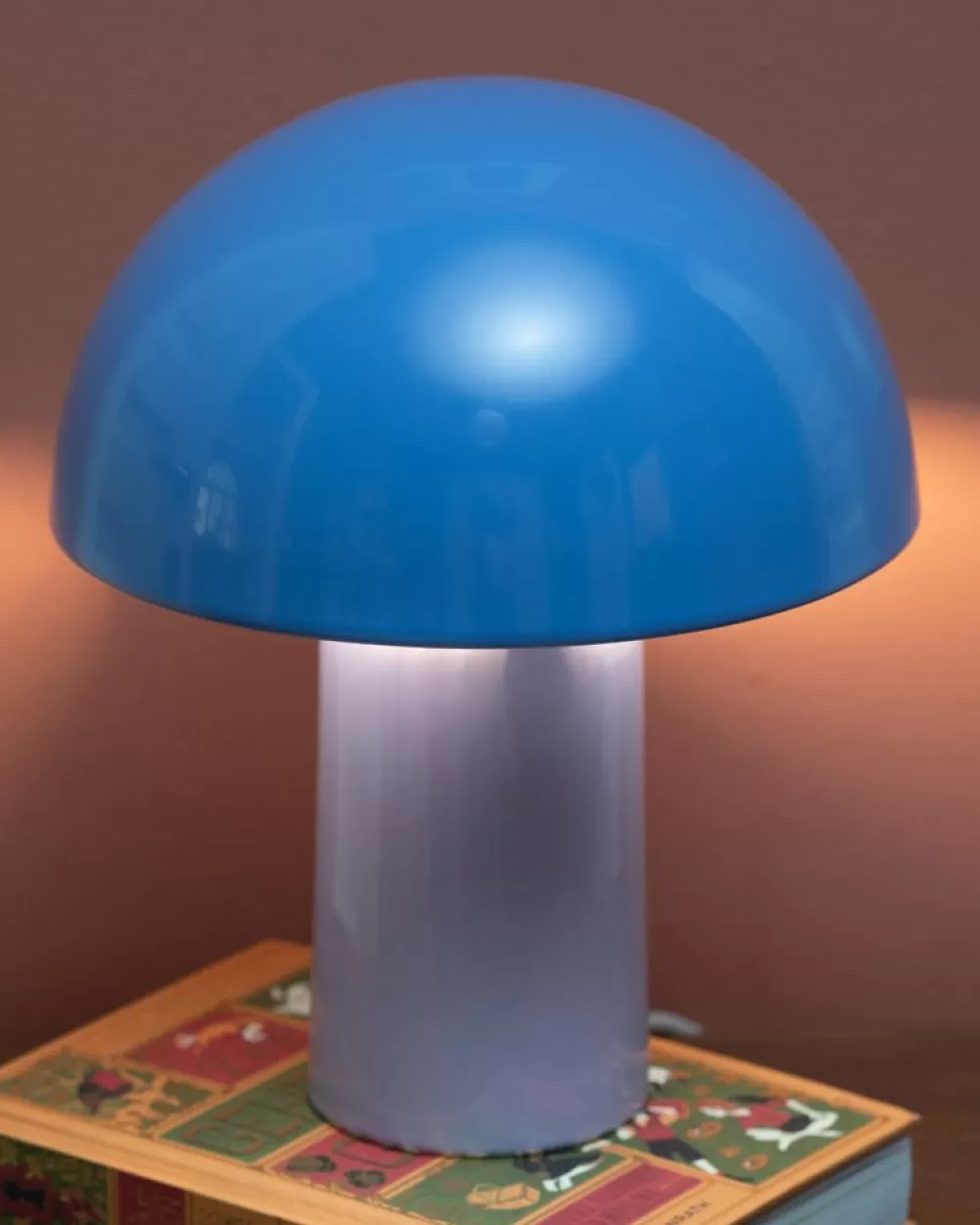 Best Cogumelo Keramiklampe Cornflower Lila Lampen