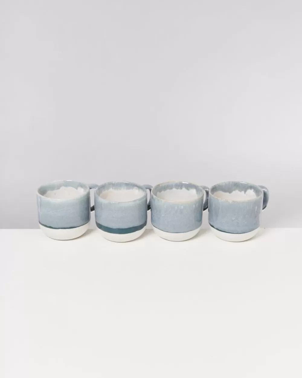 Clearance Coimbra 4Er Set Teetasse Graublau Tassen & Becher Sets