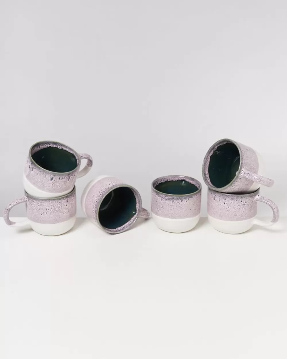 Clearance Coimbra 6Er Set Teetasse Rosa Grun Tassen & Becher Sets