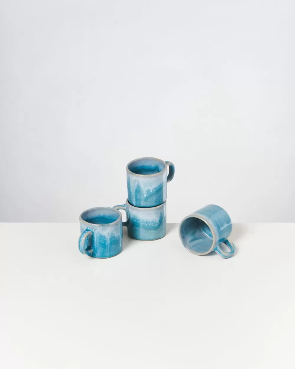 Flash Sale Cordoama 4Er Set Tasse Klein Aqua Tassen & Becher Sets