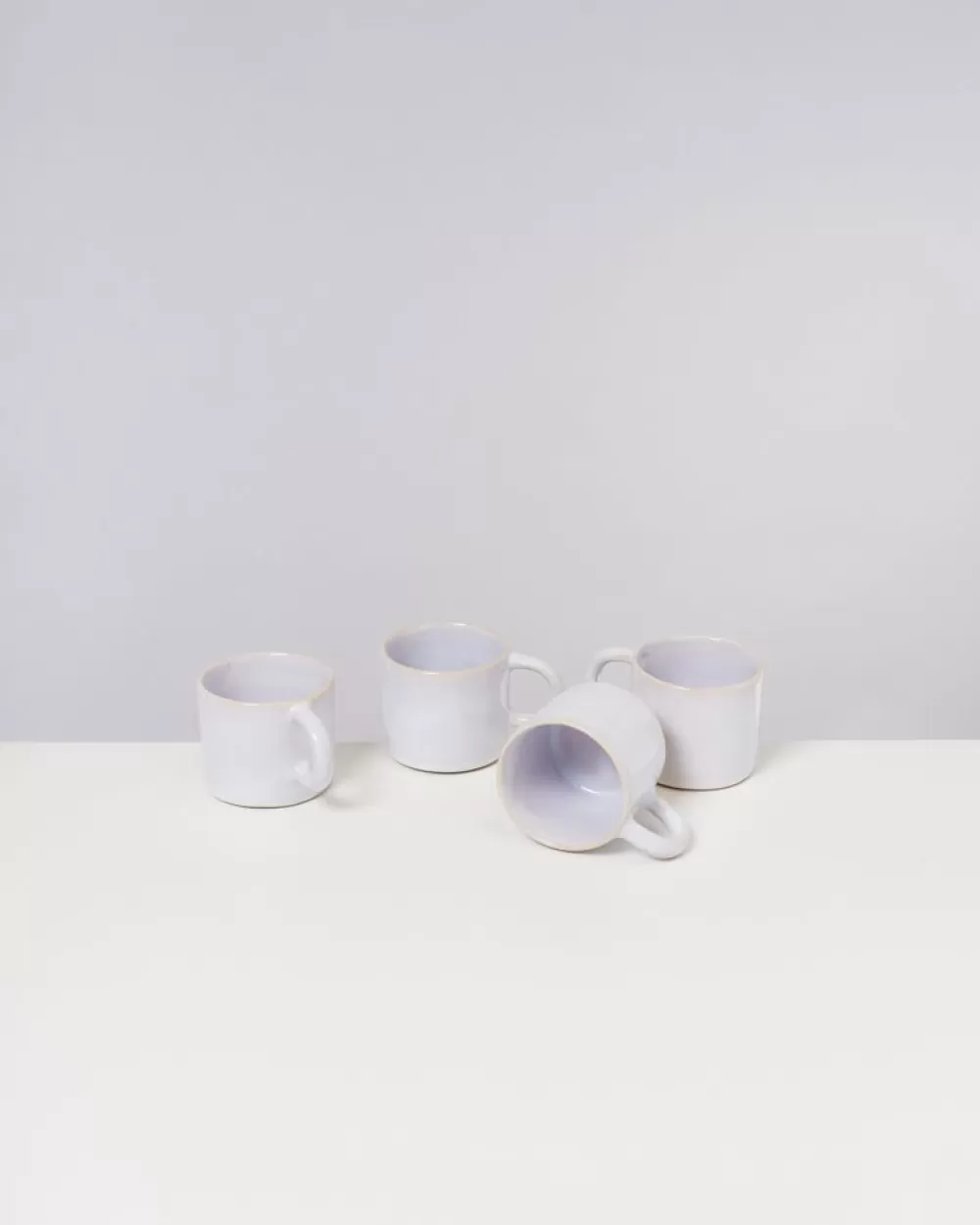 Online Cordoama 4Er Set Tasse Klein Weis Tassen & Becher