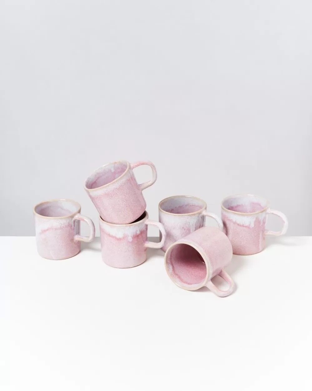 Fashion Cordoama 6Er Set Tasse Gros Rose Tassen & Becher Sets