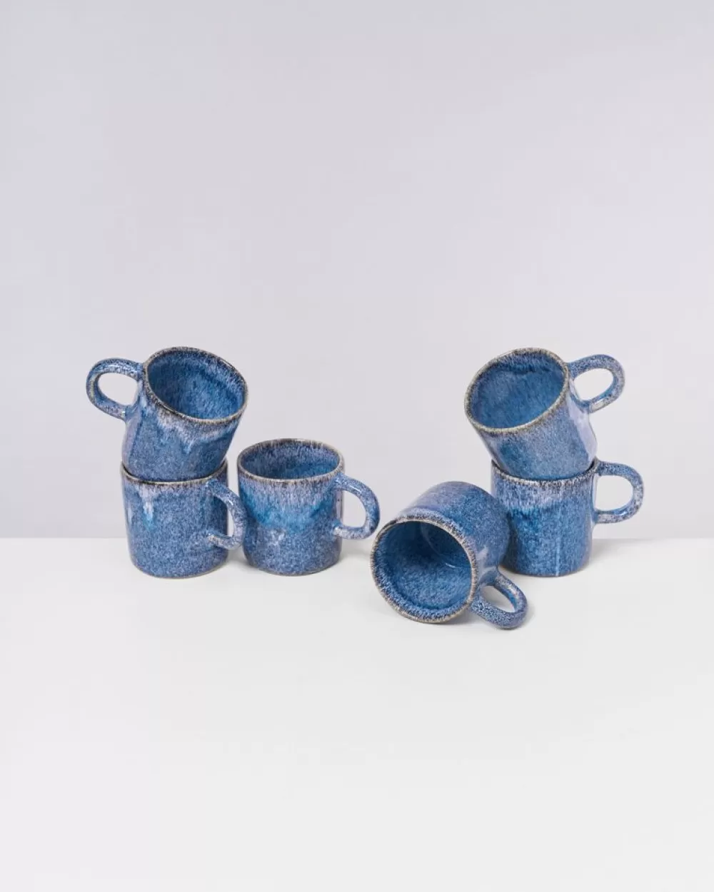 Best Sale Cordoama Tasse Gros Blau Gesprenkelt Grose Tassen