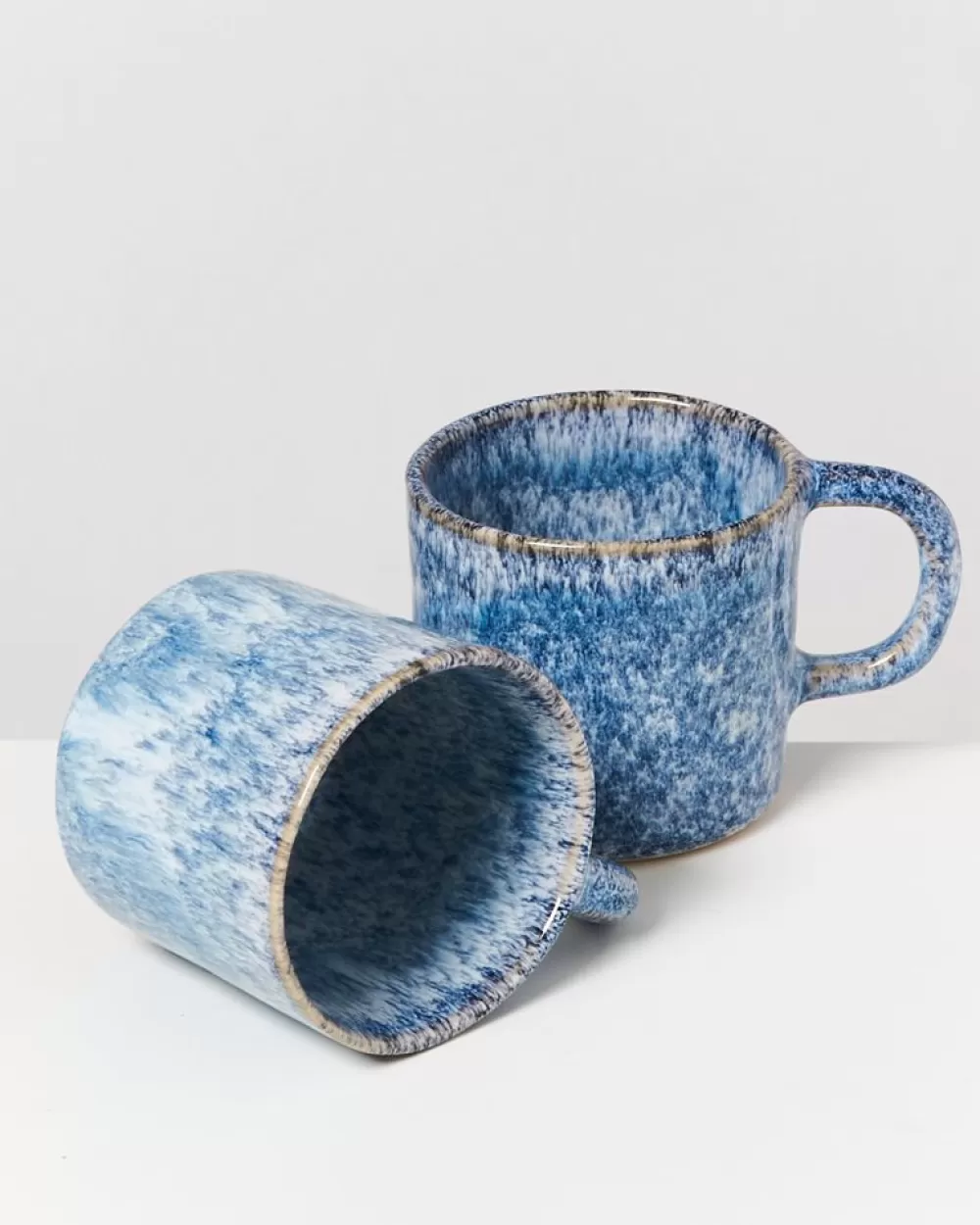 Store Cordoama Tasse Klein Blau Gesprenkelt Kleine Tassen