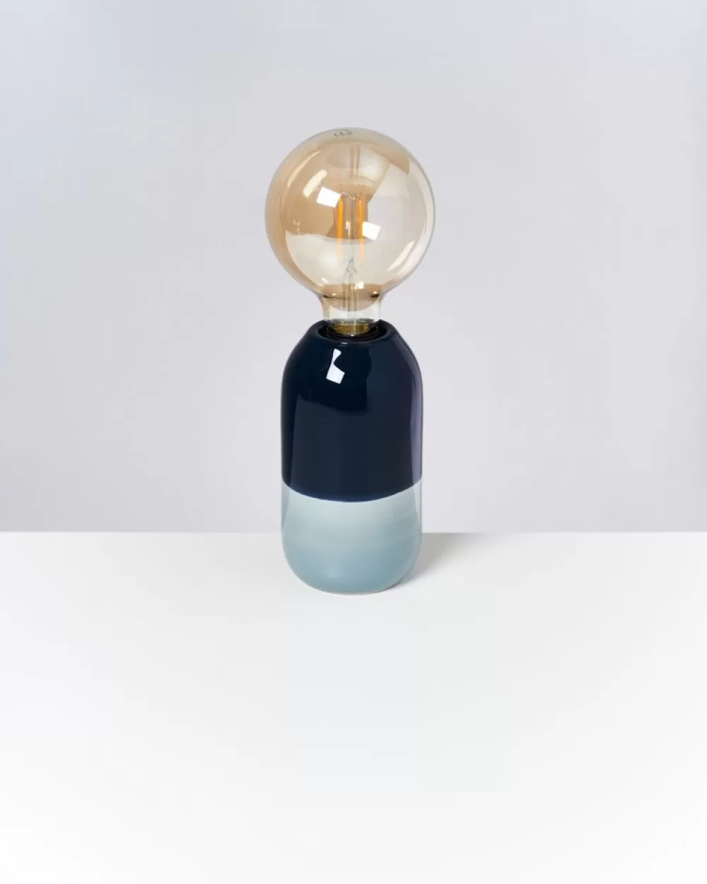 Outlet Farol Lampe Navy Hellblau Lampen