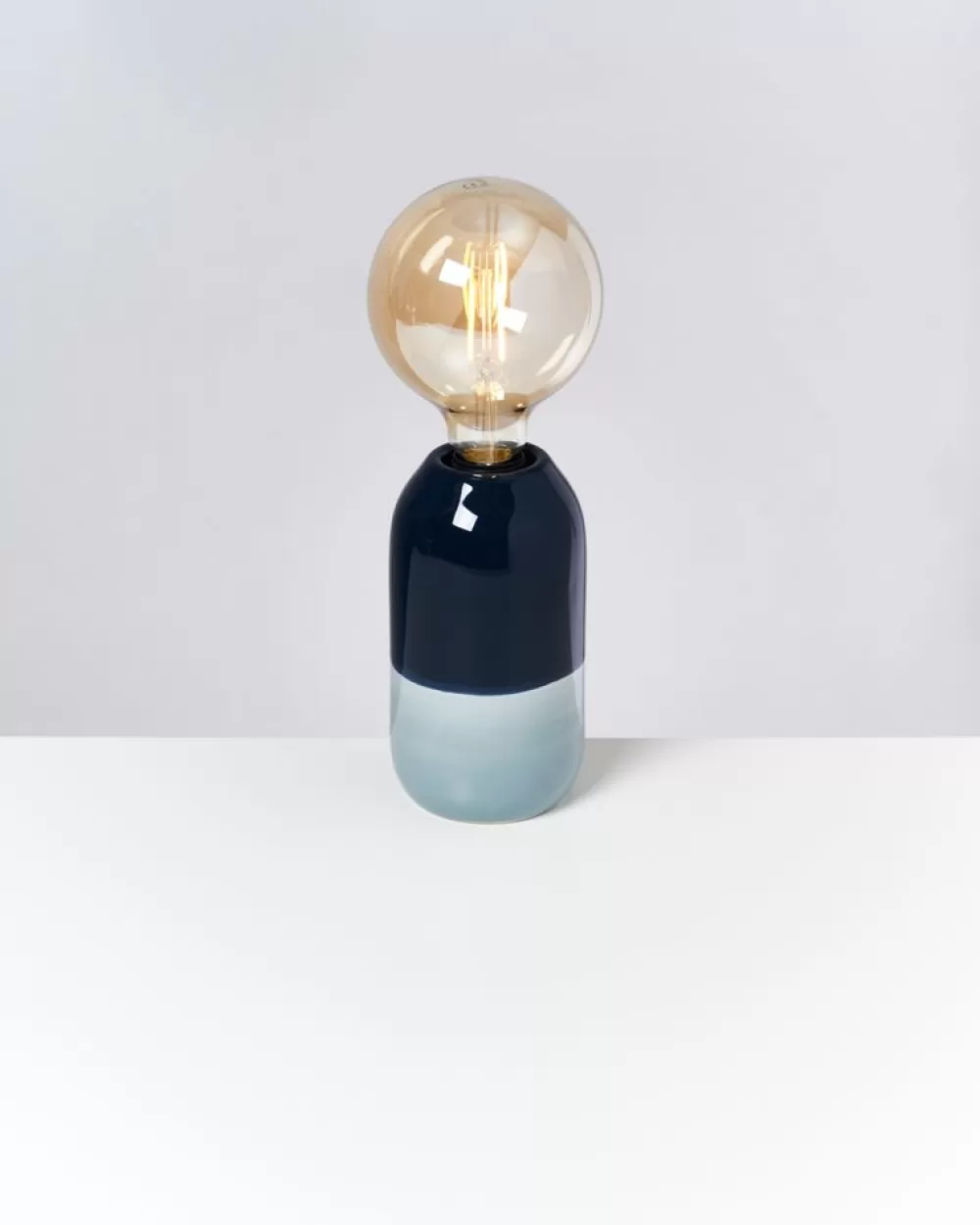 Outlet Farol Lampe Navy Hellblau Lampen