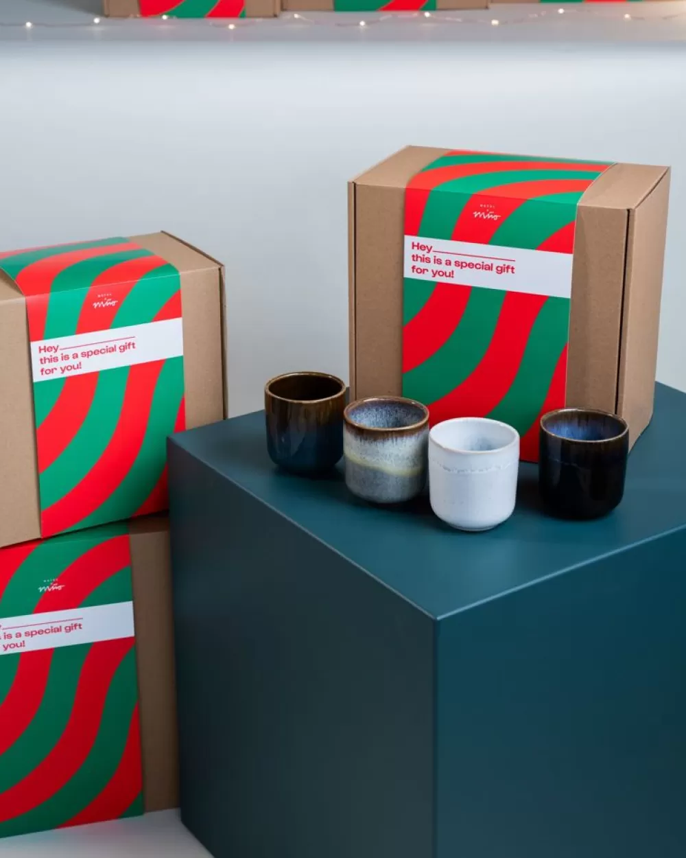 Discount Geschenkbox - 4 X Melides Becher Klein Kleine Becher