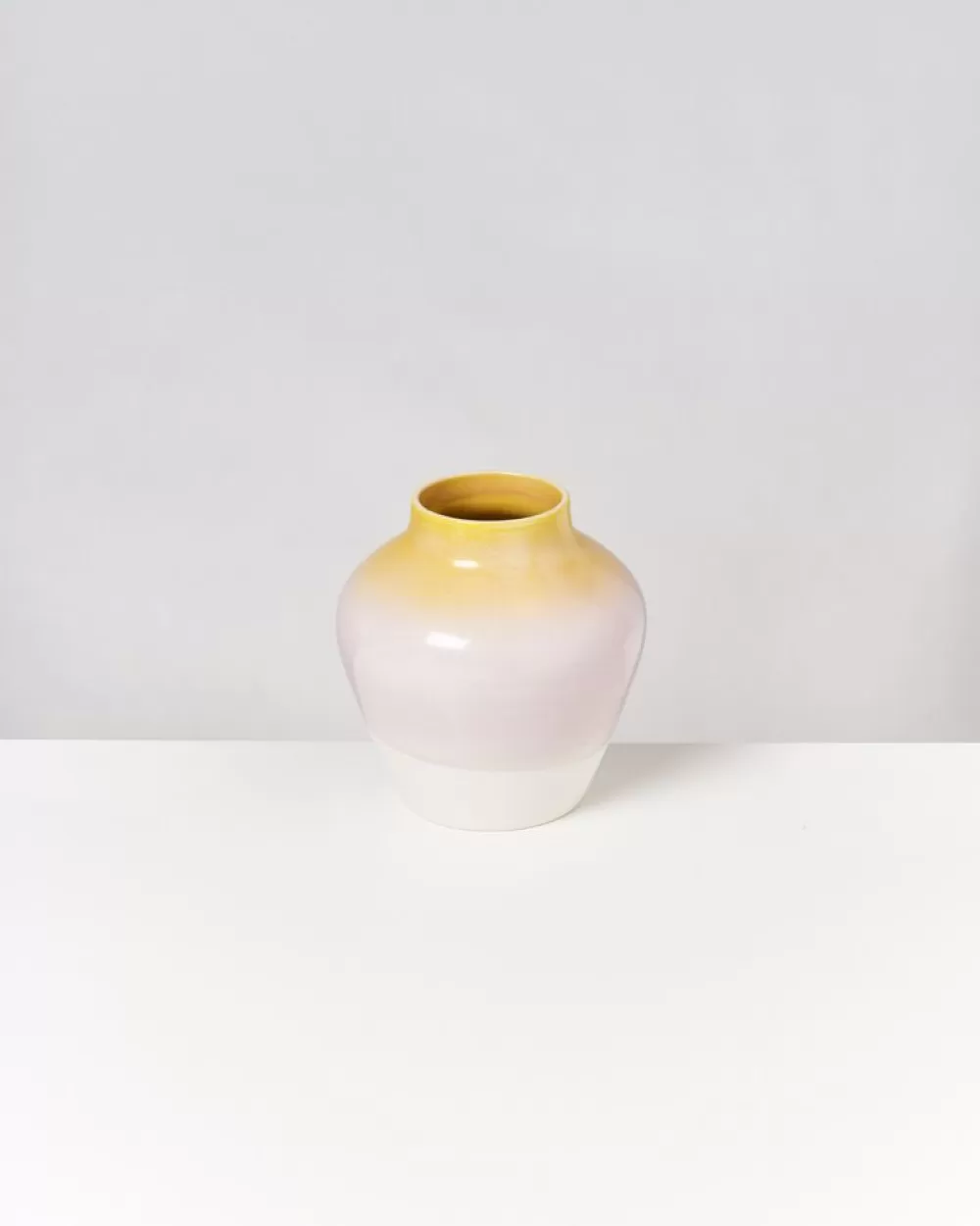 New Madalin Vase Gelb Rosa Gesprenkelt Madalin