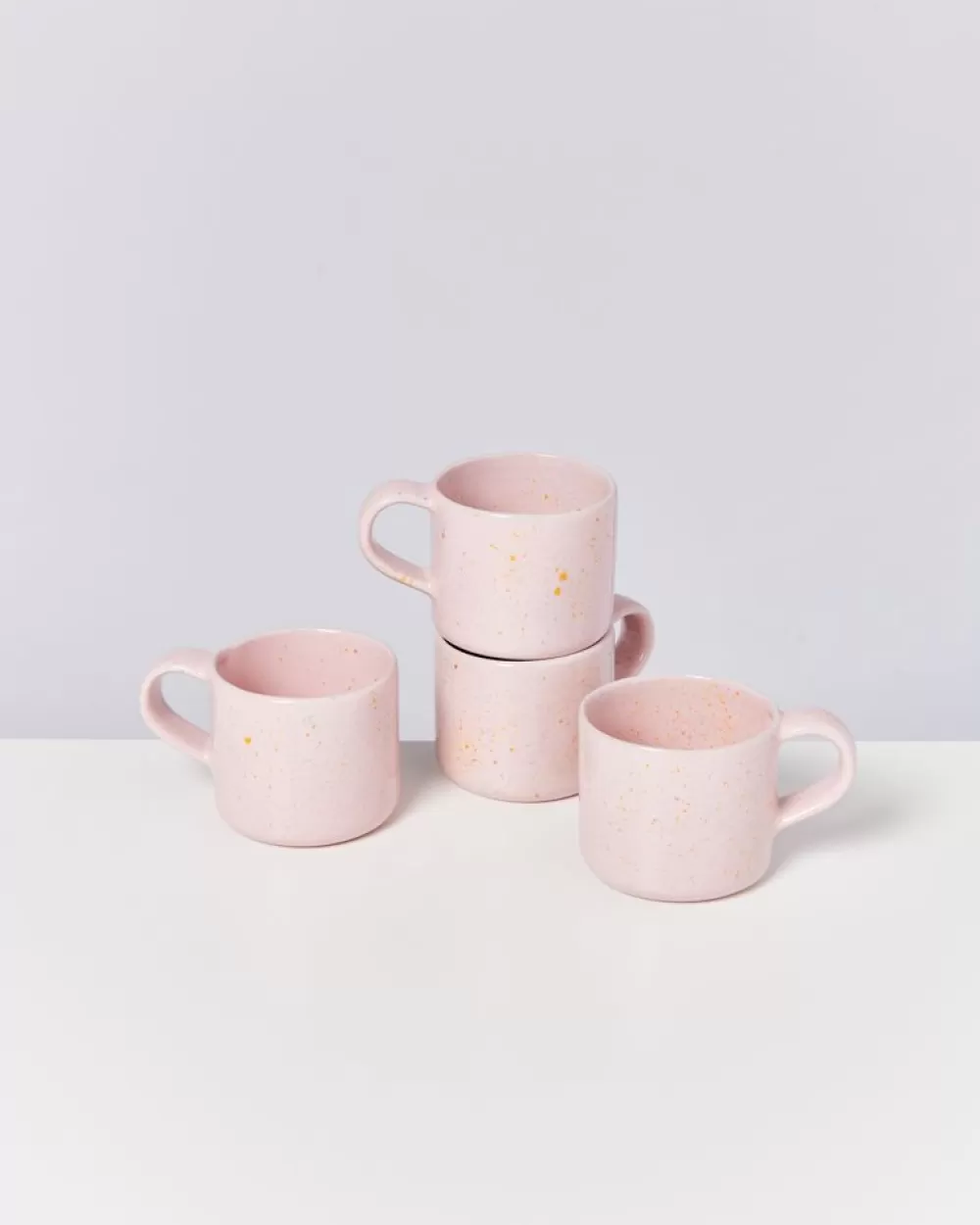 Store Nodoa 4Er Set Tasse Rosa Gesprenkelt Tassen & Becher Sets