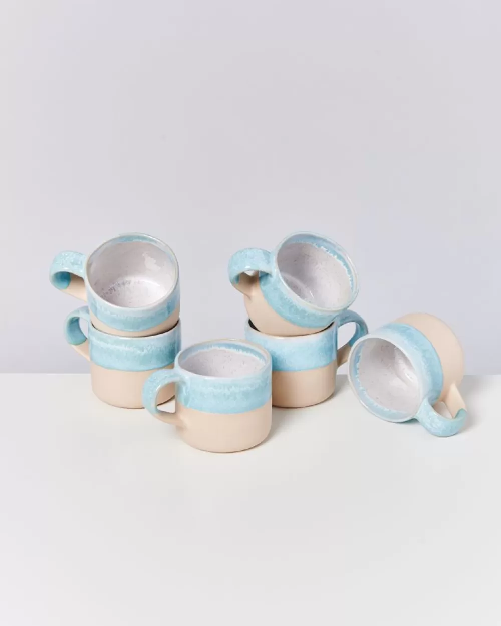 Flash Sale Nodoa 6Er Set Tasse Blue Dipped Tassen & Becher Sets