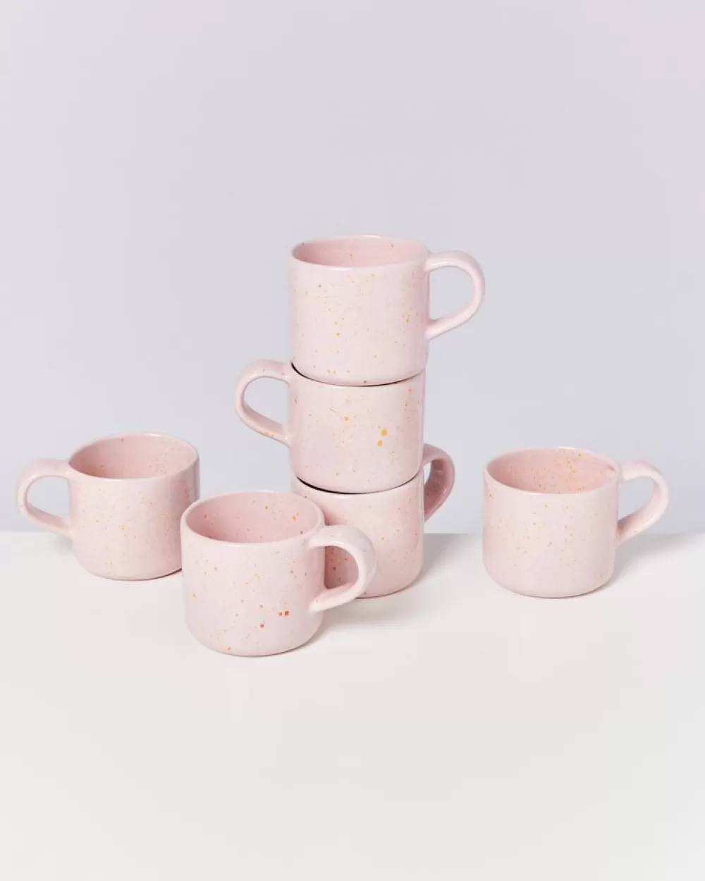 Flash Sale Nodoa 6Er Set Tasse Rosa Gesprenkelt Tassen & Becher Sets