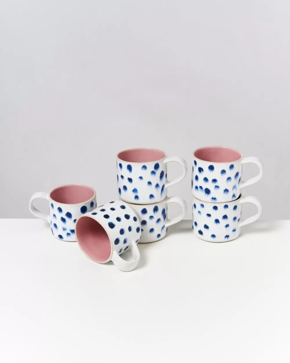 Shop Nodoa 6Er Set Tasse Rosa Mit Punkten Tassen & Becher Sets