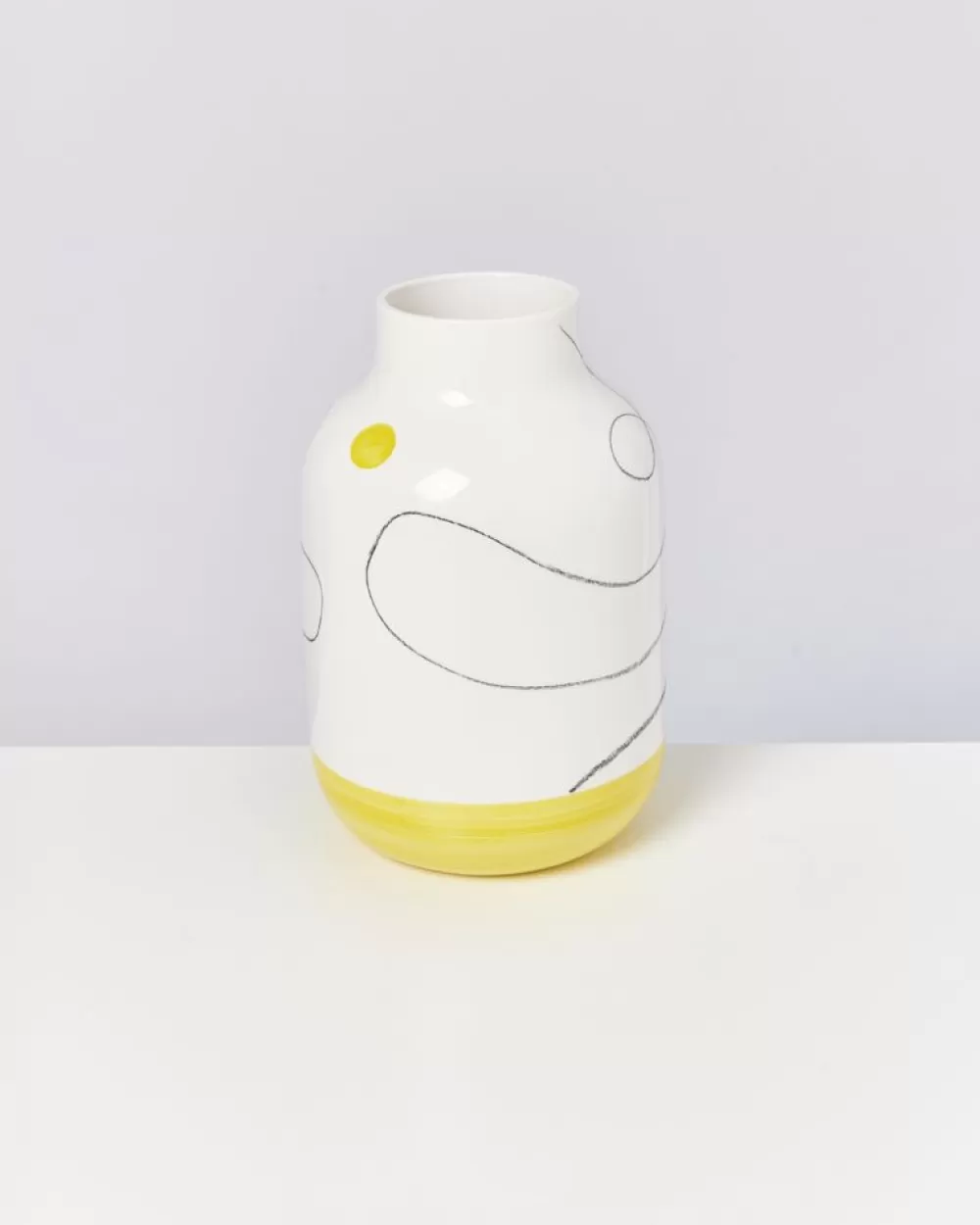 Store Nuno Vase L Arts White Nuno L