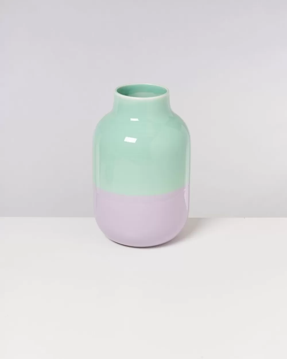 Clearance Nuno Vase L Pastellmint Lila Nuno L