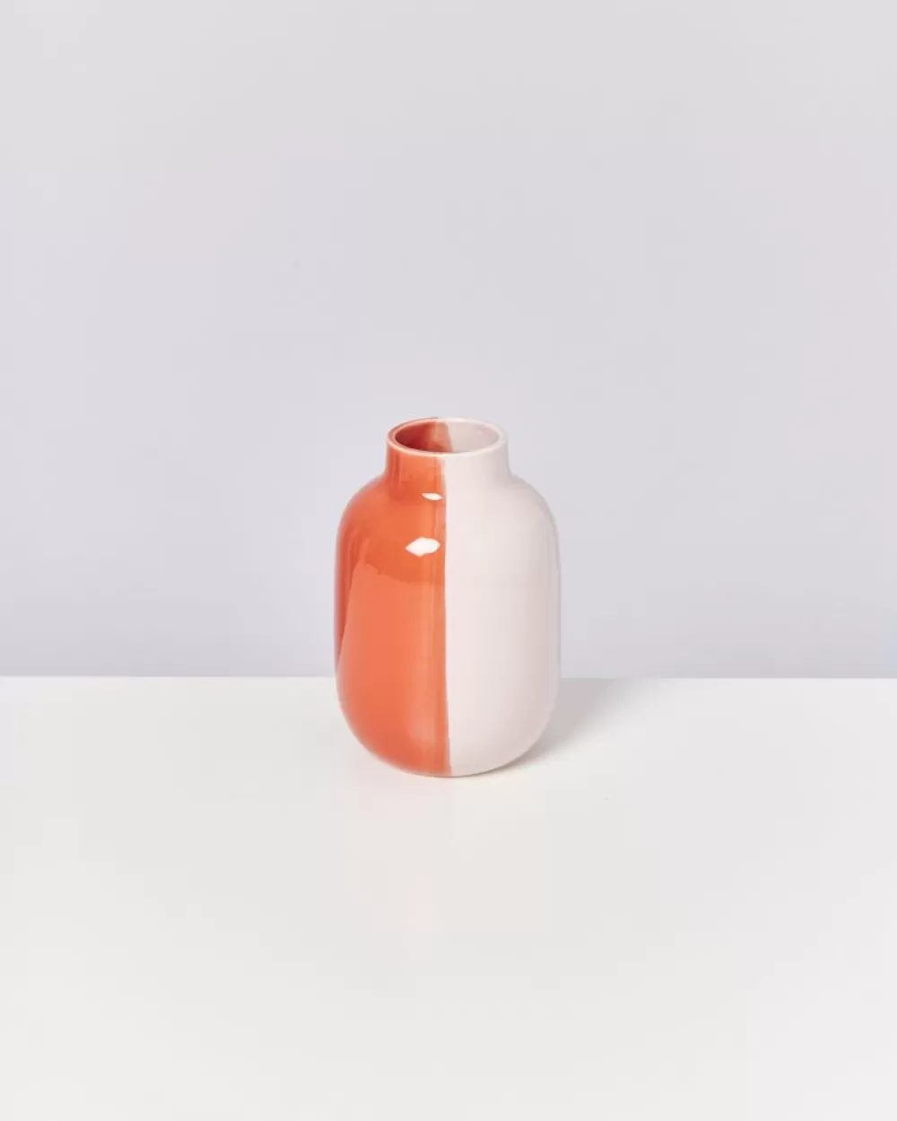 Store Nuno Vase M Half Coral Rose Nuno M