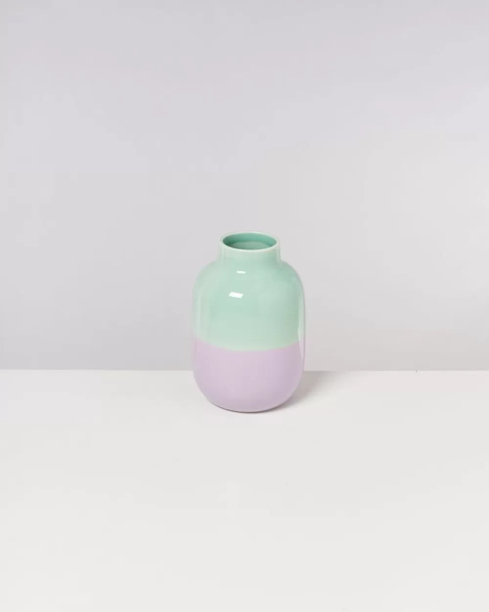 Discount Nuno Vase M Pastellmint Lila Vasen