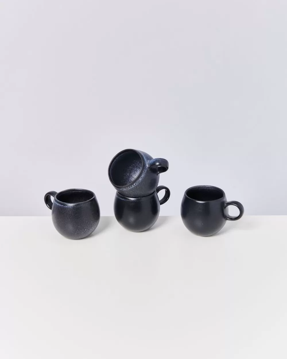 Outlet Turmalina 4Er Set Tasse Klein Schwarz 4 Teilige Sets